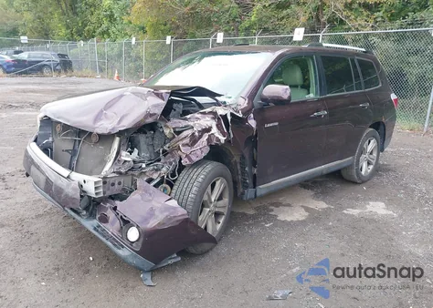 2013 Toyota Highlander Limited V6 z USA, uszkodzony, nr VIN 5TDDK3EH8DS254571